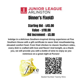 Dinner's Fixe(d) item