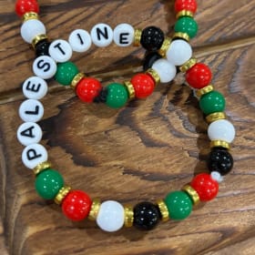 Palestine Bead Bracelet item
