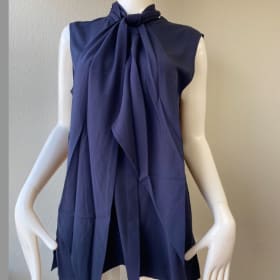 Item #16 Tory Burch: Sleeveless Bow Blouse Size 12 item