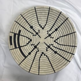 #83 Hand Crafted African Basket item
