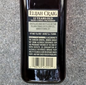 SPIRITS| Elijah Craig Kentucky Bourbon (Value: $80) item