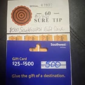 $500 Southwest Gift Card item