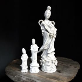 Six Piece Oriental Lot ( blanc de chine style & soap stone) item