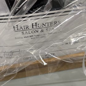 Get stylish package with Hair Hunter's gift card item