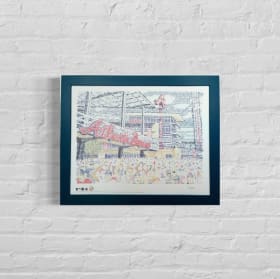 Truist Park Word Art Print | Daniel Duffy item