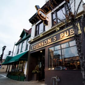 #129 Brunson's Pub Gift Card ($75) and Bottle (E.H. Taylor) item