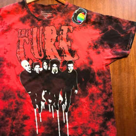 Upcycled Distressed Shirt Men's XL item