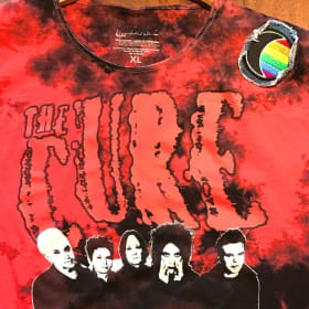 Upcycled Distressed Shirt Men's XL item