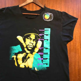 Upcycled Distressed Shirt Women's XL item