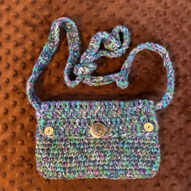 Handcrafted Crochet Bag with Velcro item