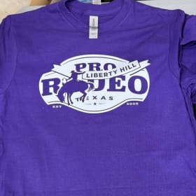 T-shirt - Purple with Front White Logo item
