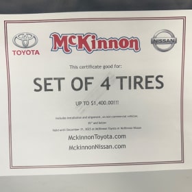 Set of 4 Tires item