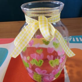 Toddler North - Hand-Painted Glass Vase item