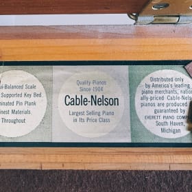 Cable Nelson Piano item