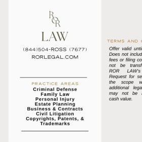 Legal Services Gift Card item