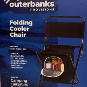 Outerbanks Provisions Cooler Chair Ice Chest Camping Sports item