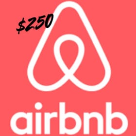 $250 AirBnb Gift Card item