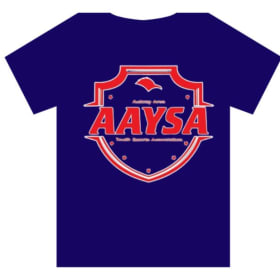 AAYSA Navy Logo Shirt item