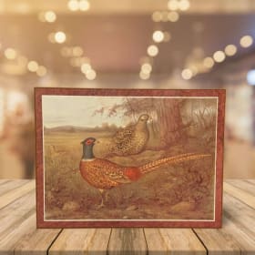 Pheasant Trio in Natural Habitat item