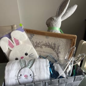 Hop little bunnies Easter basket item