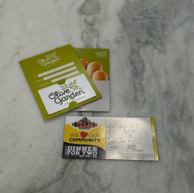 Texas Roadhouse & Olive Garden Gift Card Bundle – $80 Value item