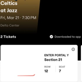 Utah Jazz & Celtics Tickets + Signed Ball - Value $400+ item