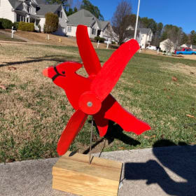 Cardinal Whirligig item