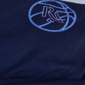 Black T-shirt Basketball Logo Top Corner item