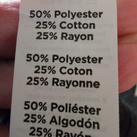 District racerback tank heather black size XL item