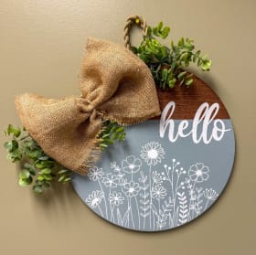 "Hello" Door Hanger item