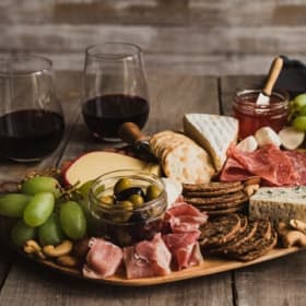 Wine Bundle & Charcuterie Board (value over $350) item