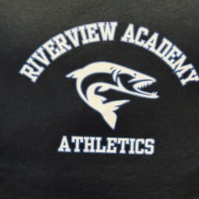 Black Riverview Academy Athletics Barracuda T-shirt item