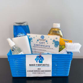 #23 | 4 hour service and Basket - Maid Fantastic Cleaning item