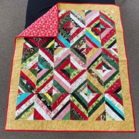 Christmas Quilt - 40" x 48" item