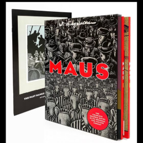 Signed Maus I & 2 Boxed Set by Art Spiegleman (Paperback) item