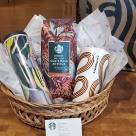 Starbucks Guatamala Antigua coffee and 2 great cups item