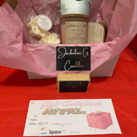 39 Jackalina G. Candles + LoConte’s Sub & Pizza Gift Cert. item