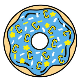 Coolidge Donut Vinyl Sticker 2.5” item