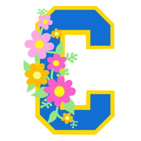 Coolidge Floral "C" Vinyl Sticker 2.5” item