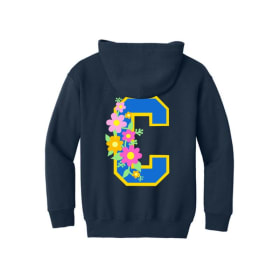 Youth Zip-Up Hoodie Coolidge "C" (Full Color Flowers) item