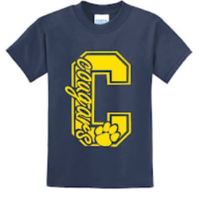 Youth Dark Blue Coolidge "C" T-Shirt item