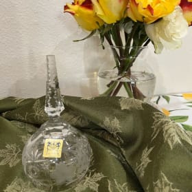 German Cut Crystal Dinner Bell item