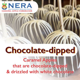 Chocolate-dipped Caramel Apples item