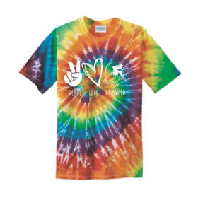 Rainbow Tie Dye Short Sleeve Tee - Youth Small item