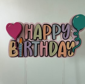 Happy Birthday Balloons item