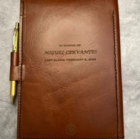 Custom Leather Notepad item