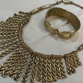 Egyptian Style Choker & Bracelet item