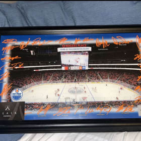 Oilers Picture and a Jersey item