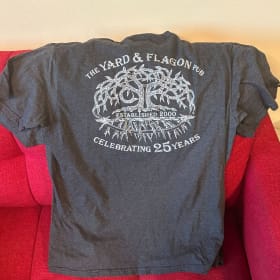 $100 Gift Card for the Yard & Flagon Pub + 2 T-shirts item