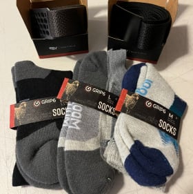 #113 Grip 6 Belts and Socks 1 item